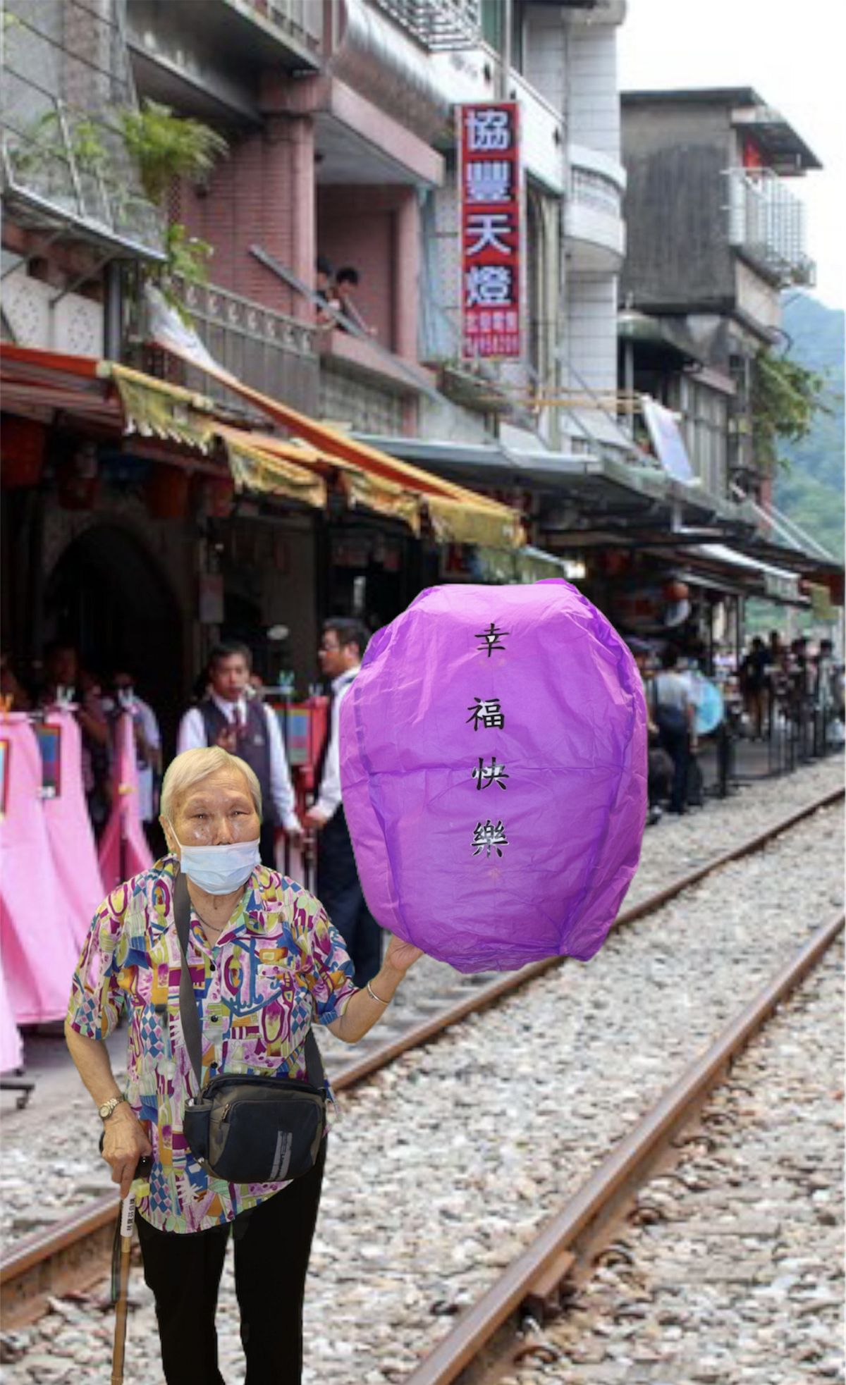 院友到台灣放天燈